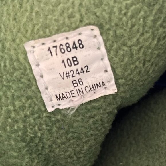 Lands' End Woman's Blue Quilted Suede Weather-Field Outdoor Winter Boots Sz 10 - Picture 10 of 11